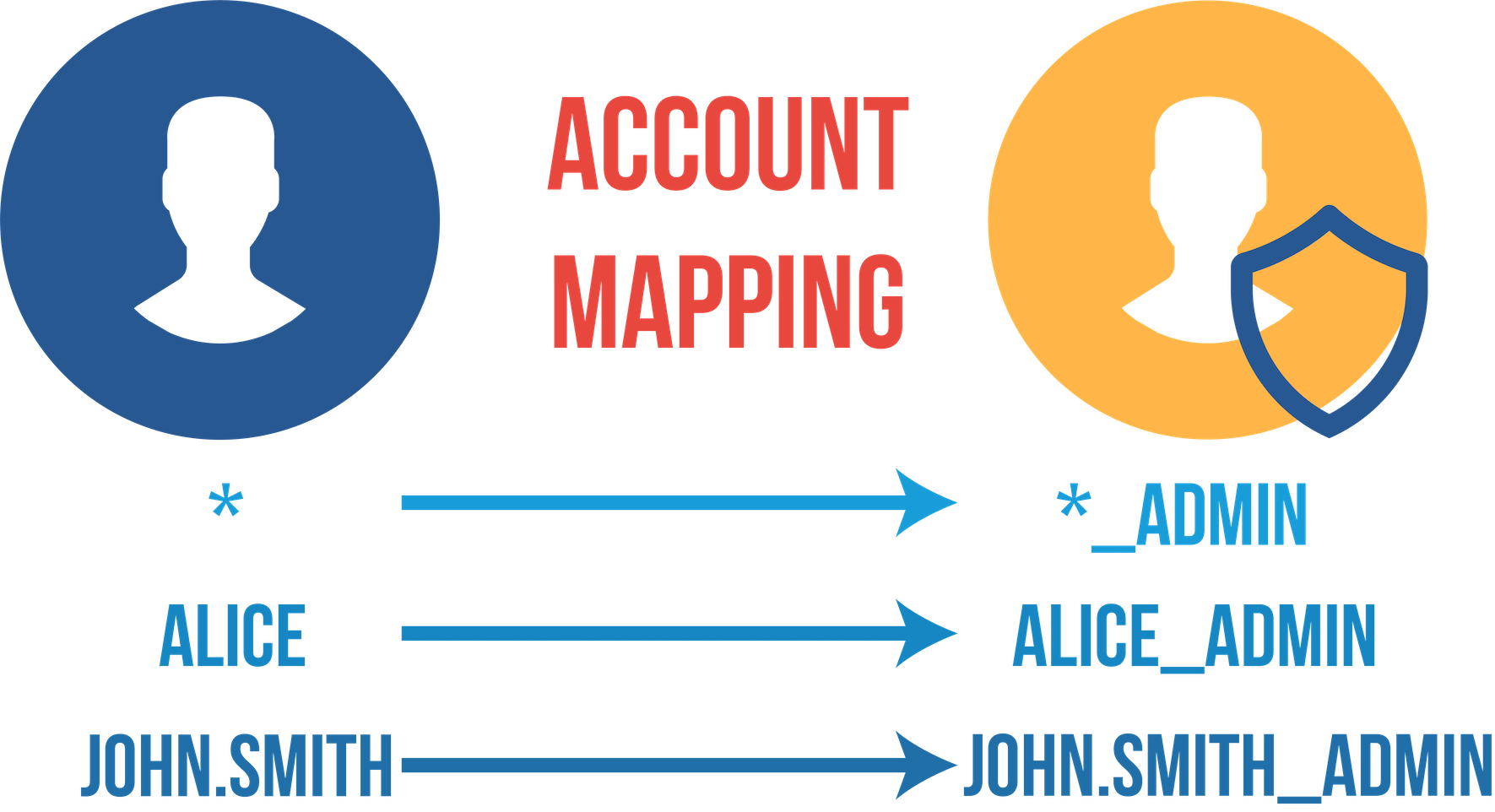 Dual Accounts Model Mapping