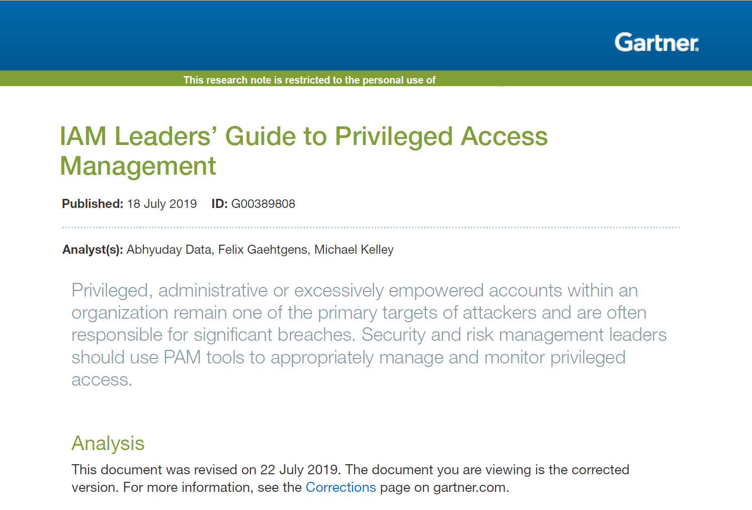 Privileged Access Management Pam Policy Template