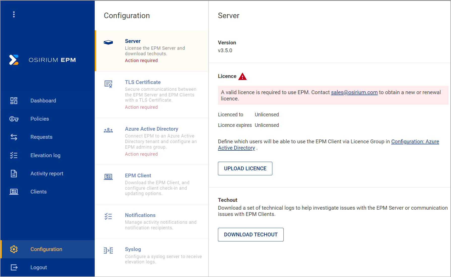 Management Interface