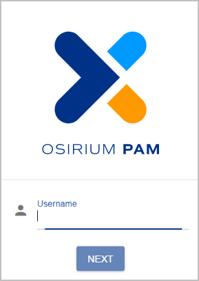 PAM User Interface login