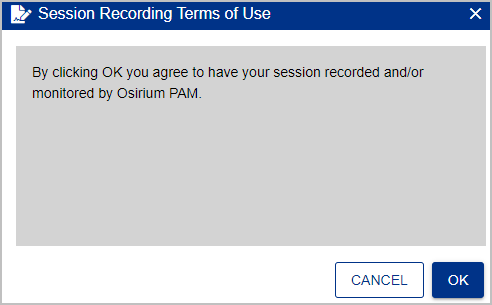 session recording terms of use