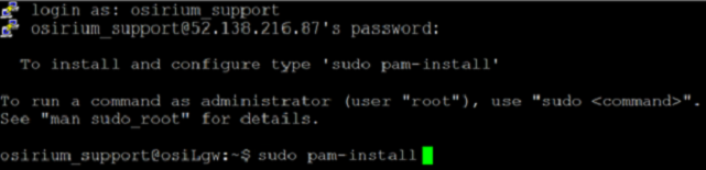 Connect using SSH