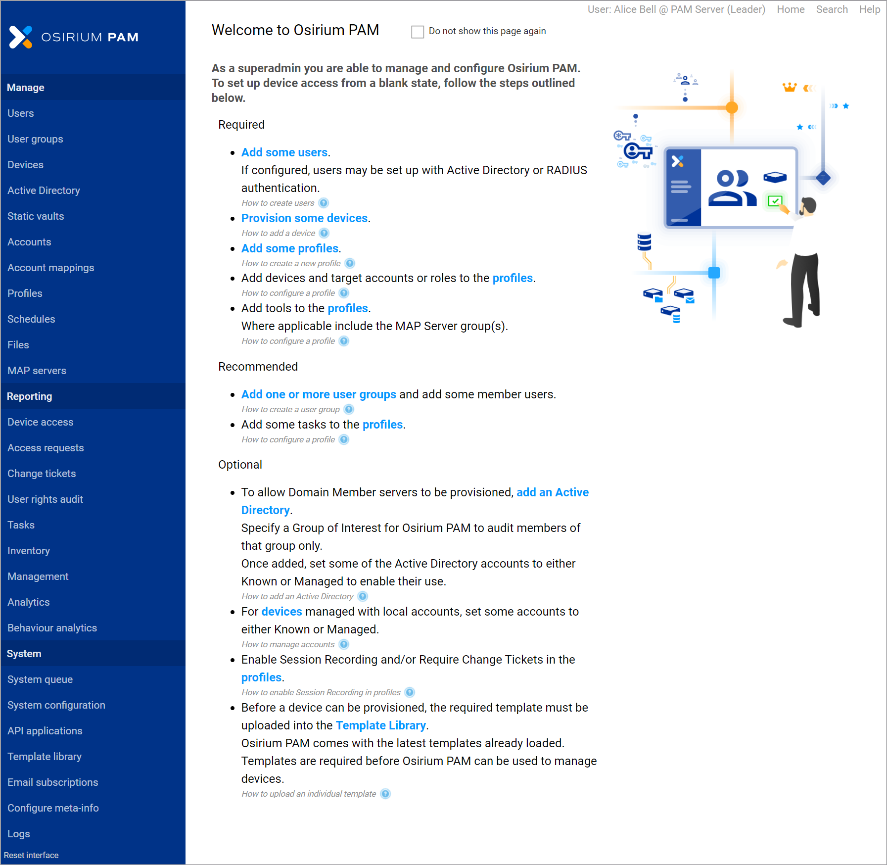 SuperAdmin Admin Interface