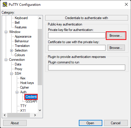 SSH ip address