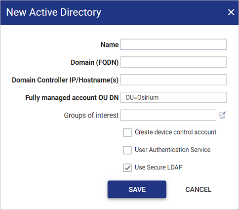New Active Directory
