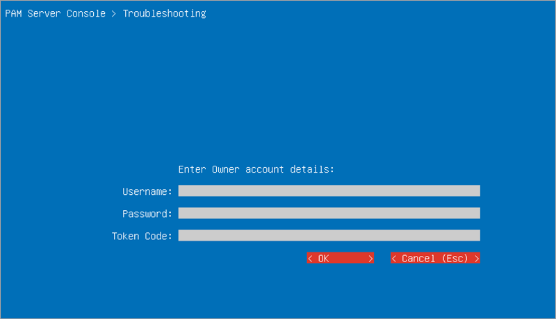 Console SuperAdmin logon