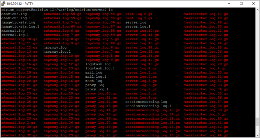 Command line all log view