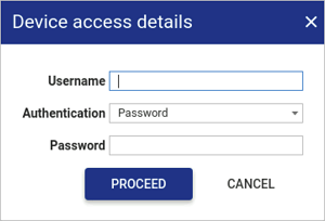 Device access details